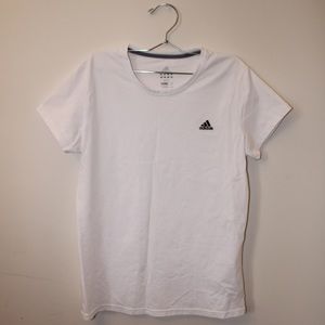 adidas white t-shirt